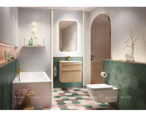 Ванна квариловая Villeroy & Boch Oberon 2.0 180x80 см комплект с ножками и сливом-переливом UBQ180OBR2DV-01