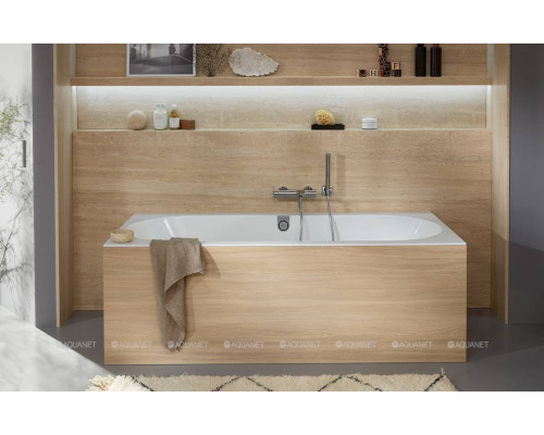 Ванна квариловая Villeroy & Boch Oberon 2.0 180x80 см комплект с ножками и сливом-переливом UBQ180OBR2DV-01