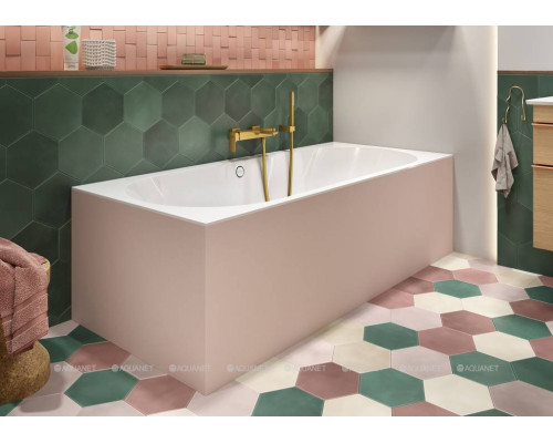 Ванна квариловая Villeroy & Boch Oberon 2.0 180x80 см комплект с ножками и сливом-переливом UBQ180OBR2DV-01